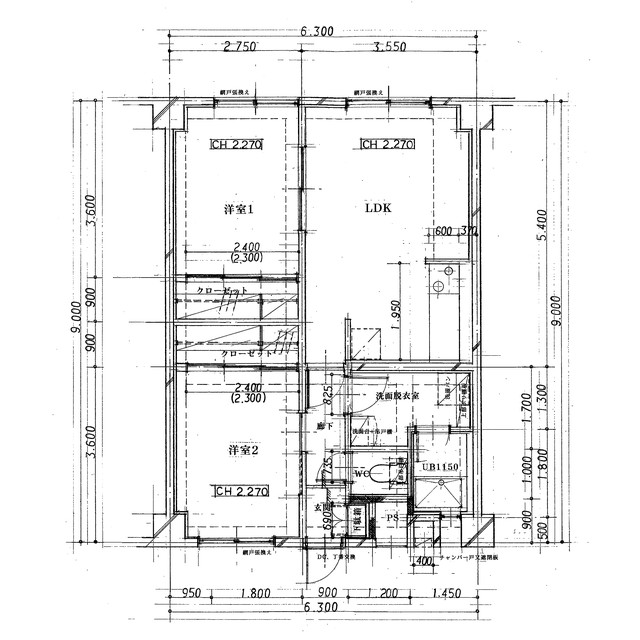 レジデンスイシハン 202号室 間取り