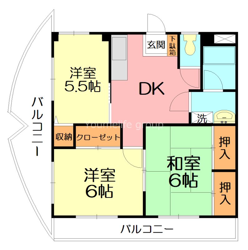 竹内ビル 202号室 間取り
