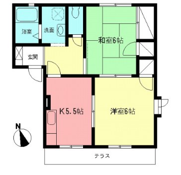 ファミール湘南3 102号室 間取り