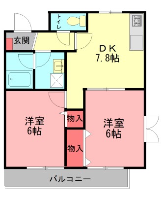 メゾン高田 302号室 間取り