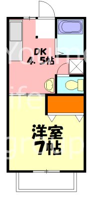 サンハイツミラノ 202号室 間取り