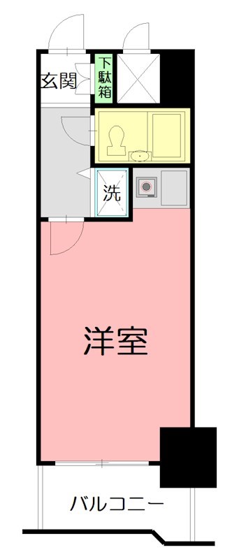 ライオンズプラザ海老名 412号室 間取り