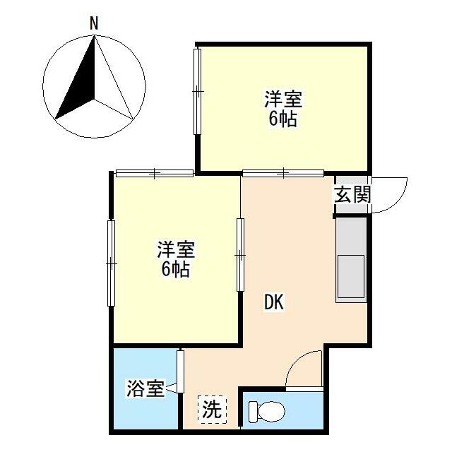 ミツミハイム 102号室 間取り