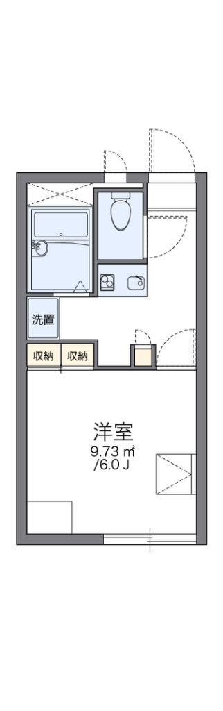 レオパレスファイン 213号室 間取り