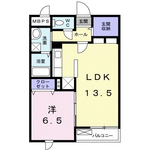 ライルヴィラ 105号室 間取り