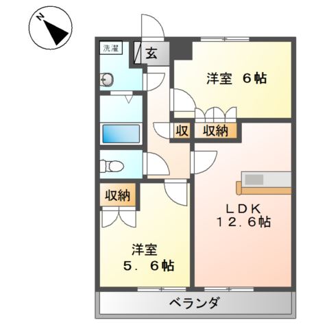 サンパレス 間取り