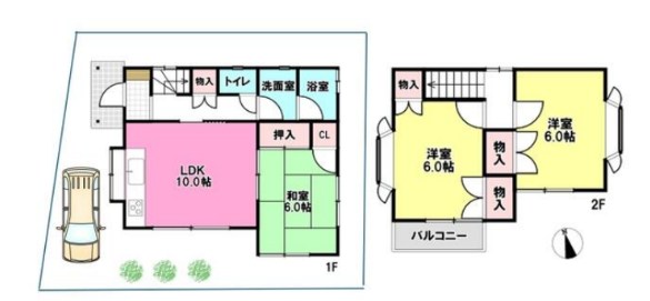 若松町戸建 間取り
