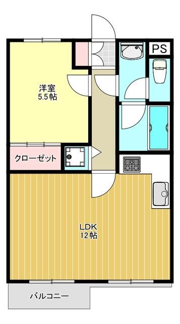 第１鈴駒ビル 505号室 間取り