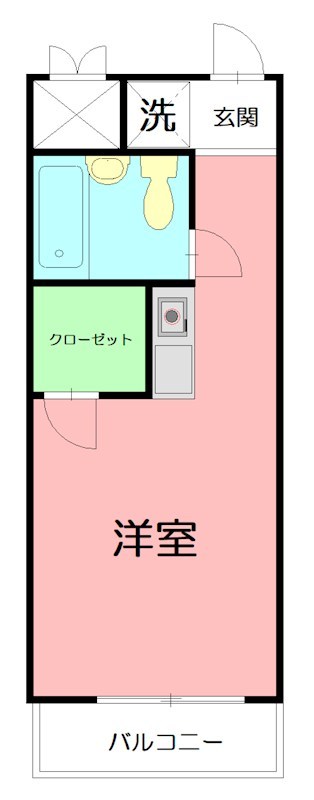 メゾン・ド・ジェーム 202号室 間取り