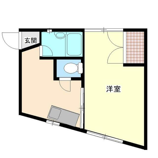 コーポ・オンザピーク 102号室 間取り