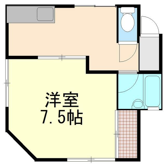 コーポ・オンザピーク 103号室 間取り
