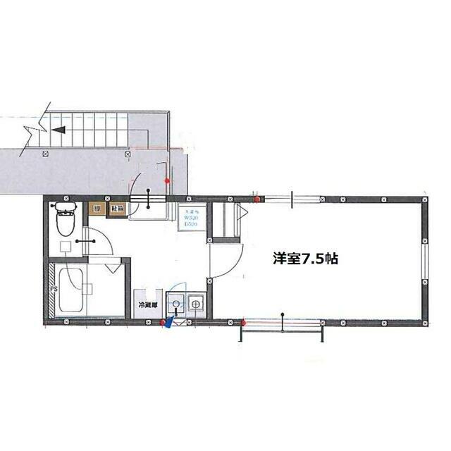 ハウズライフ本厚木駅前館 201号室 間取り