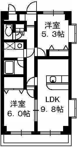 ヴァンベールS 103号室 間取り