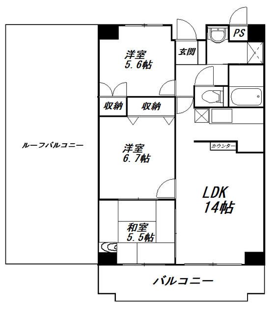 アトラクトマンショントムロ 608号室 間取り