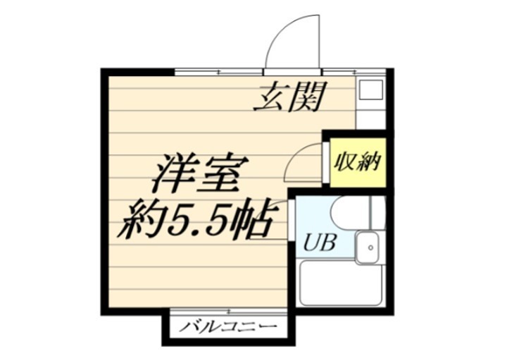 すみれハイツ 202号室 間取り
