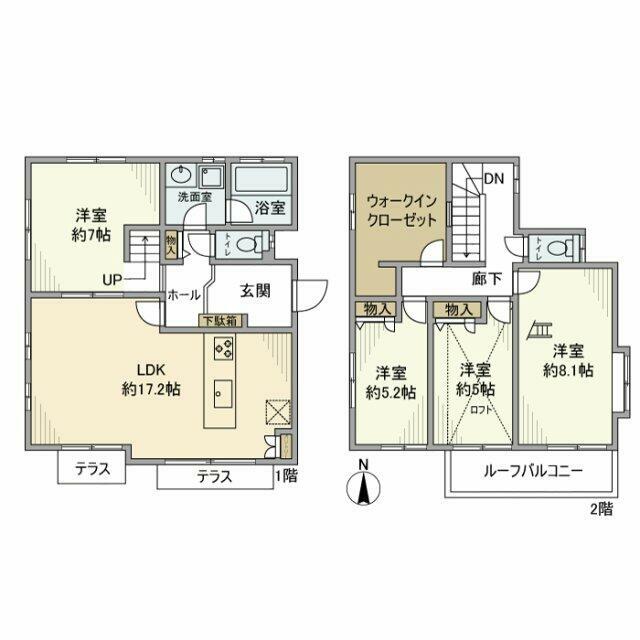 大谷北戸建 間取り