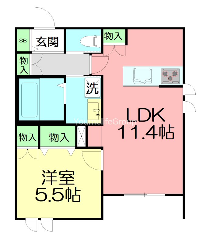 Ｍａｉｓｏｎ　Ｅａｕｉｌｅ 102号室 間取り