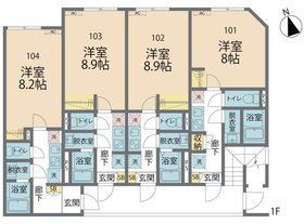 カインドネス高座渋谷 302号室 間取り