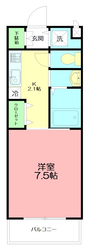 NOLIAR本郷台（ノリアル） 310号室 間取り