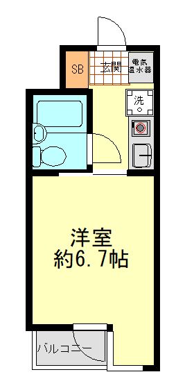 日神パレス戸塚 325号室 間取り