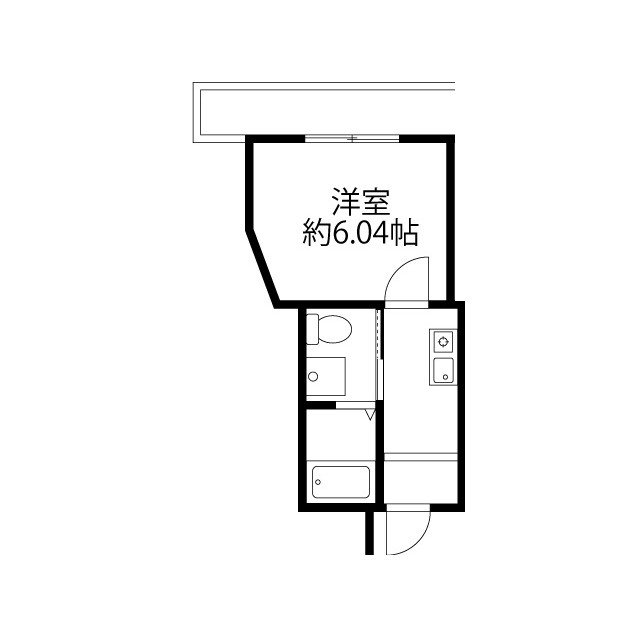 カインドネス本厚木 305号室 間取り