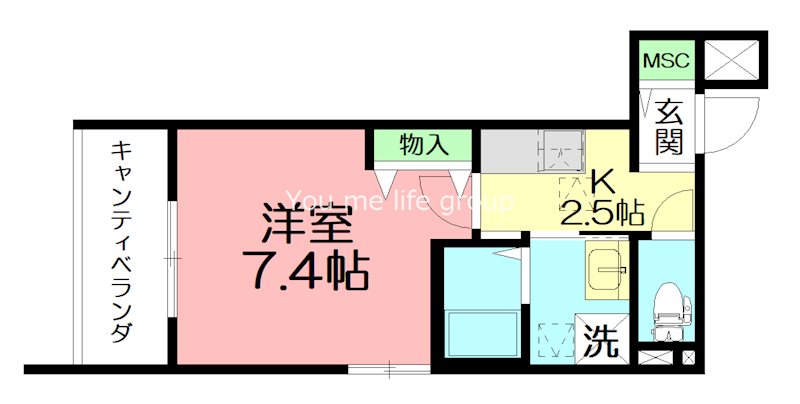 ＡＲＴＯＲＹＳ 201号室 間取り