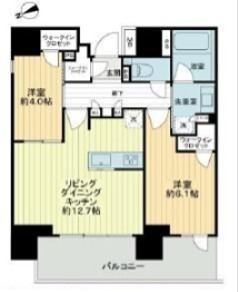 グレーシア湘南江ノ島 701号室 間取り
