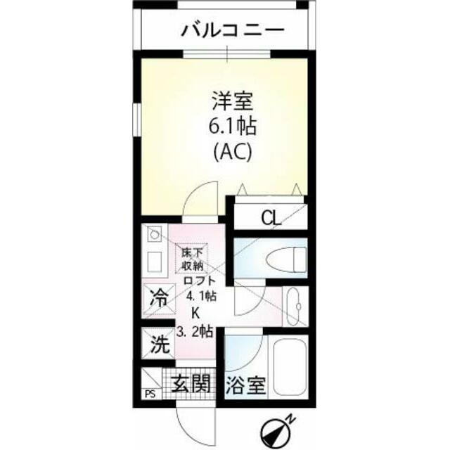 Ｃａｓａ　ＭｉｌａⅡ 101号室 間取り