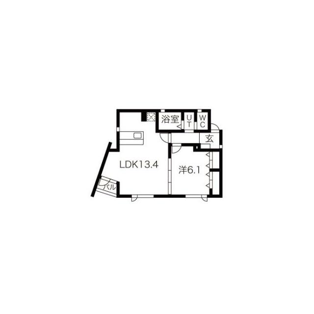 Ｇｒｏｖｅ　ＧａｒｄｅｎＡ棟 201号室 間取り