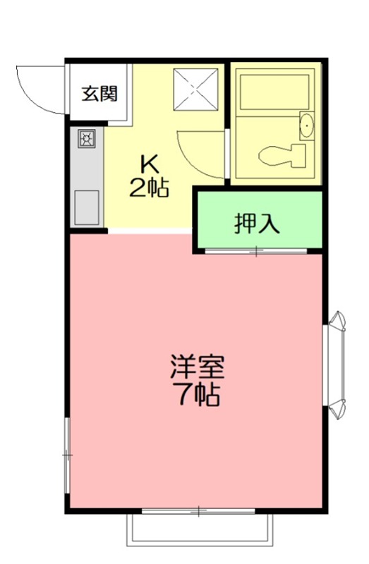 コーポＢＢ 203号室 間取り