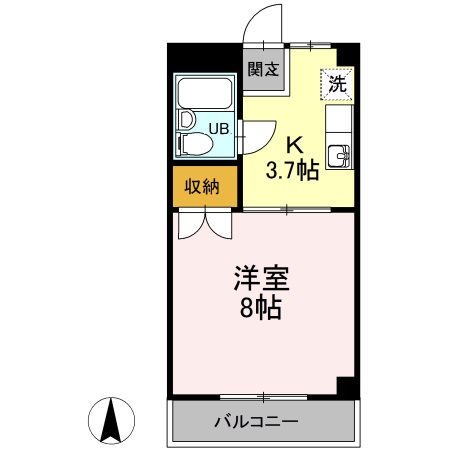 メゾン湘南 305号室 間取り