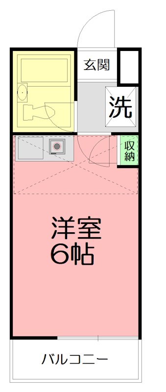 コンフォートヴィラ藤沢みその台 105号室 間取り