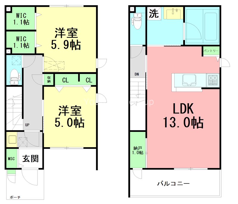 （仮称）杉久保南1丁目メゾン 105号室 間取り