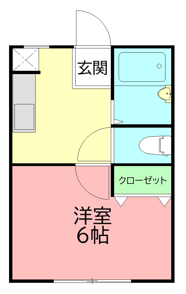 グリーンハイツD　 102号室 間取り