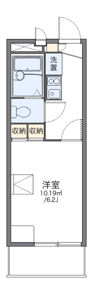 レオパレスマ・メゾン 102号室 間取り
