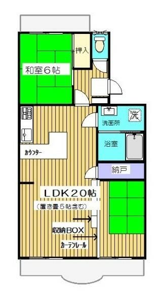 パークヒル壱番館 305号室 間取り