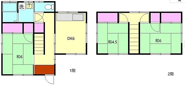 鈴木貸家 1号室 間取り