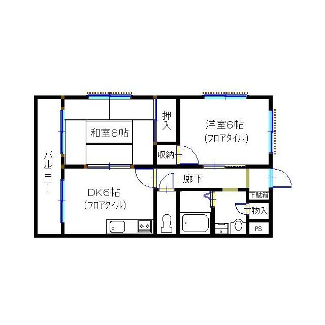 サニーレジデンス第２ 305号室 間取り
