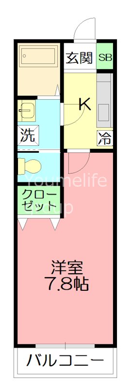 ヴィラ　ブラージュ 101号室 間取り