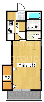 カーサ・ロッサ 201号室 間取り