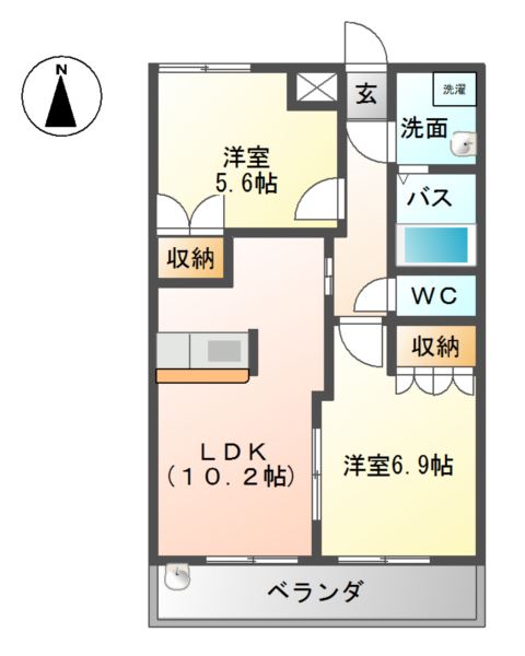 すぎのきハイム 間取り