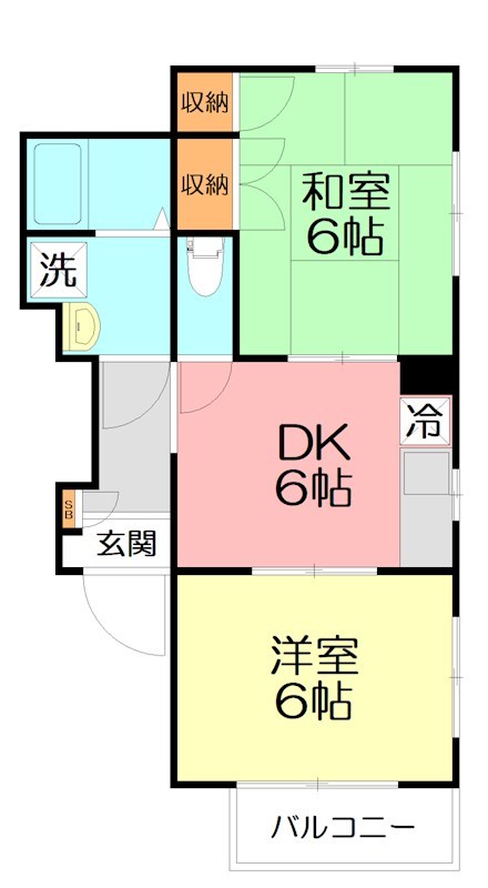 ジェイエムハウス 201号室 間取り