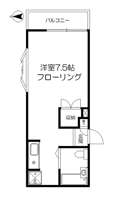 アペックス戸塚B棟 102号室 間取り
