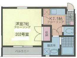 プラチナレジデンス 302号室 間取り