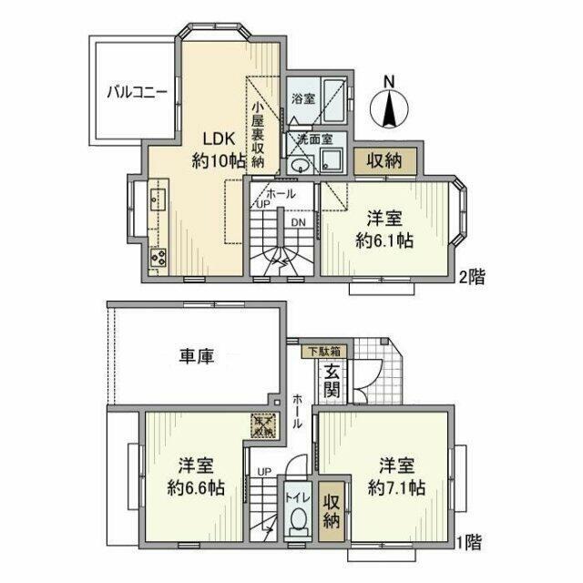纒戸建 間取り