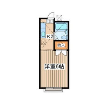 元町K&Kハイツ 207号室 間取り