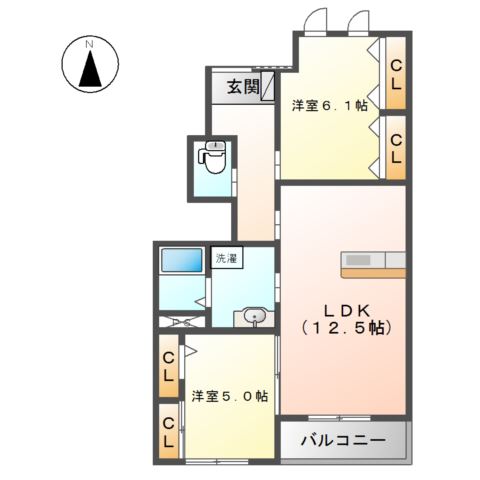 プティ・モンド 間取り
