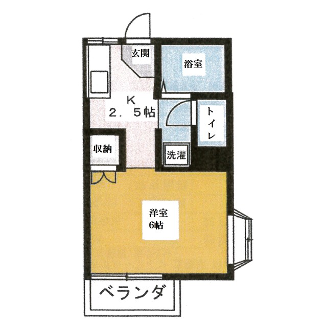 エトワール湘南 202号室 間取り