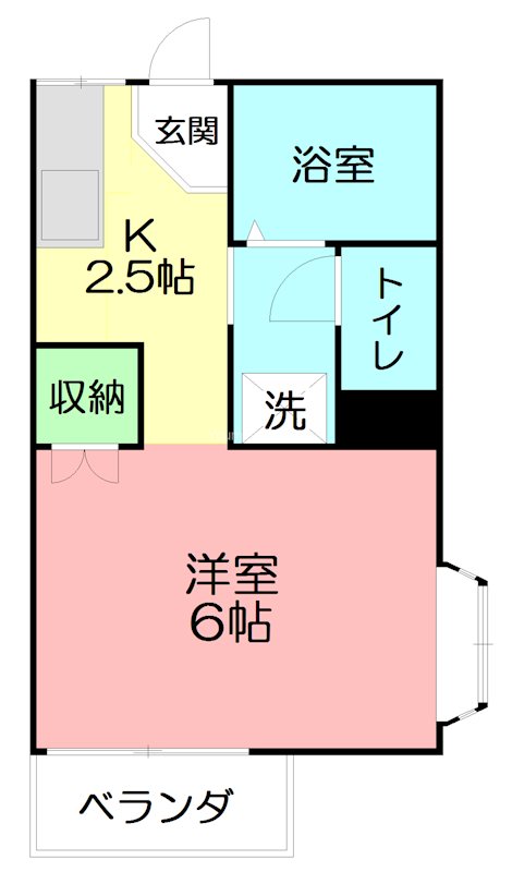 エトワール湘南 202号室 間取り