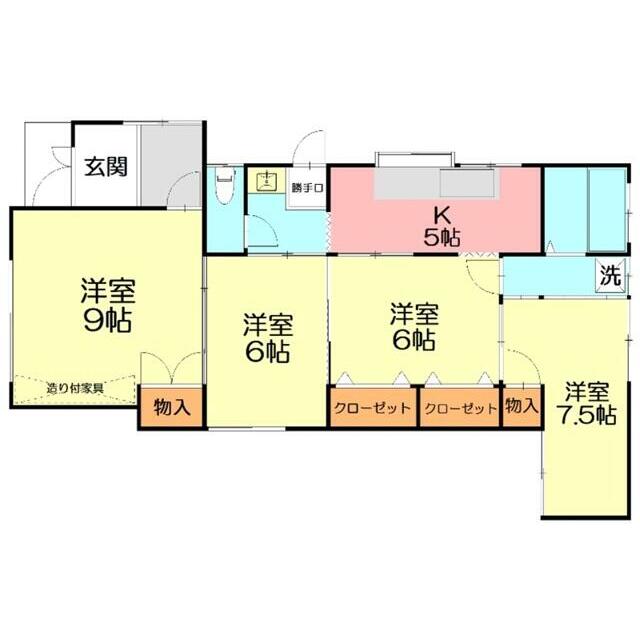 鵠沼松が岡４丁目平屋 間取り